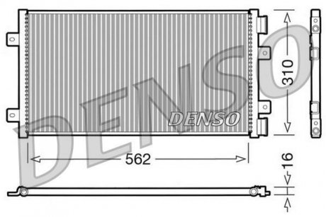 Радіатор кондиціонера DENSO DCN09101