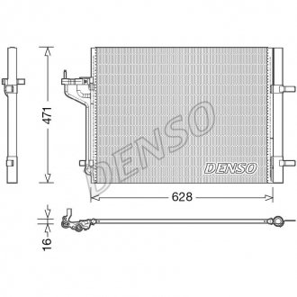 Радіатор кондиціонера DENSO DCN10029