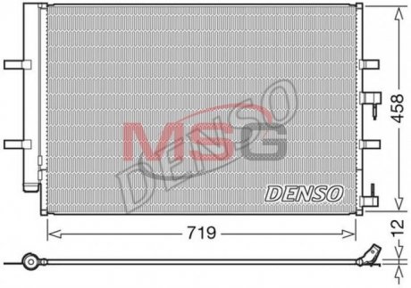 Радіатор кондиціонера DENSO DCN10036