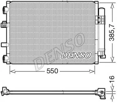 Фото радиатор кондиционера DENSO DCN10043 Радиатор кондиционера DENSO DCN10043