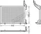 Конденсатор кондиціонера FORD FIESTA VI 1.6D 06.08-04.17 DENSO DCN10048 (фото 1)
