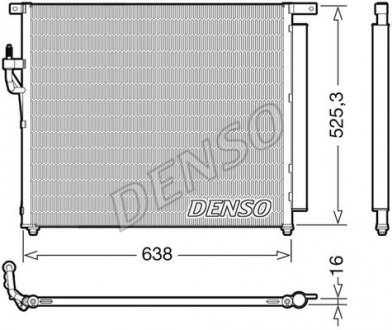 Радіатор кондиціонера DENSO DCN10049 (фото 1)