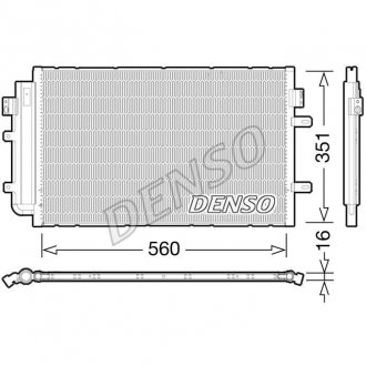 Радиатор кондиционера DENSO DCN12005