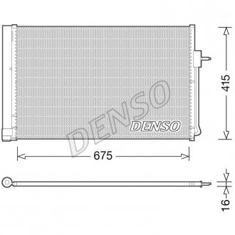 Радіатор кондиціонера DENSO DCN15001
