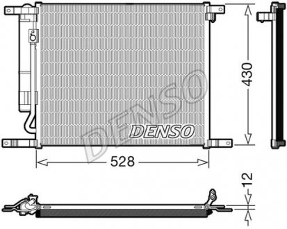 Радіатор кондиціонера DENSO DCN15009 (фото 1)