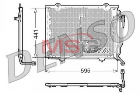 Радиатор кондиционера DENSO DCN17012