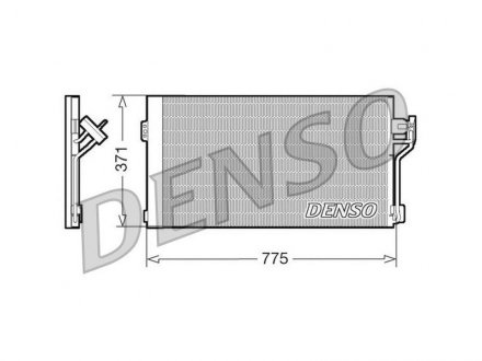 Радіатор кондиціонера DENSO DCN17050