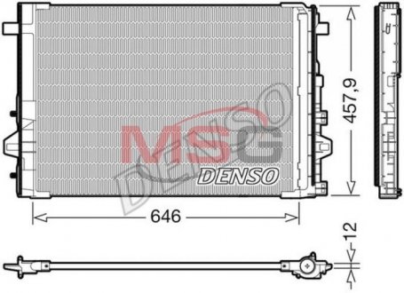 Радиатор кондиционера DENSO DCN17059