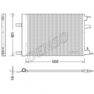 Радіатор кондиціонера DENSO DCN20014