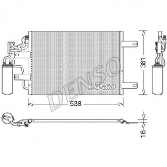 Радіатор кондиціонера DENSO DCN20025