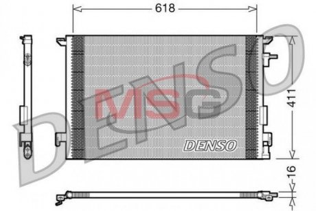 Радіатор кондиціонера DENSO DCN20031