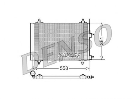 Радіатор кондиціонера DENSO DCN21015