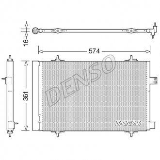 Радіатор кондиціонера DENSO DCN21019 (фото 1)