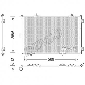 Радиатор кондиционера DENSO DCN21030 (фото 1)