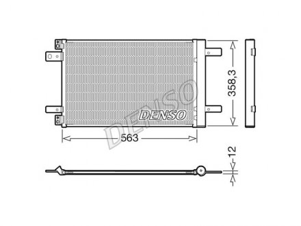 Радиатор кондиционера DENSO DCN21032