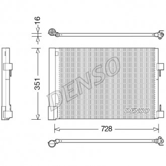 Радіатор кондиціонера DENSO DCN23032