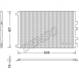 Радиатор кондиционера DENSO DCN23033 (фото 1)