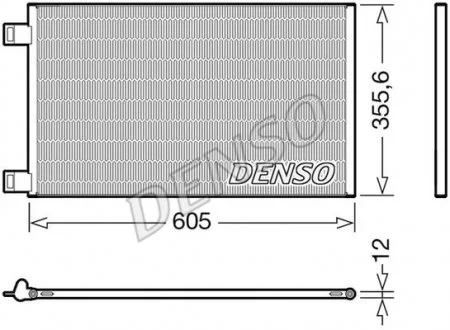 Радиатор кондиционера DENSO DCN23041