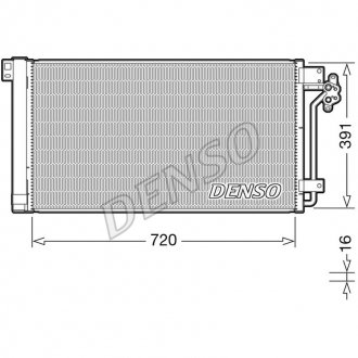 Радіатор кондиціонера DENSO DCN32020