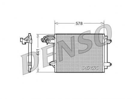 Радіатор кондиціонера DENSO DCN32030