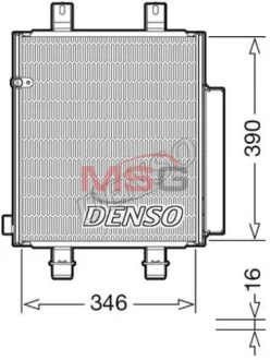 Конденсатор, кондиционер DENSO DCN35004