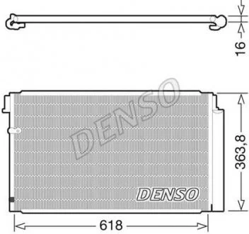 Радіатор кондиціонера DENSO DCN40011