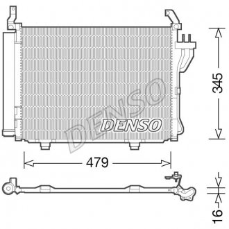 Радиатор кондиционера DENSO DCN41002