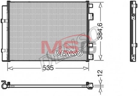 Радіатор кондиціонера DENSO DCN41020