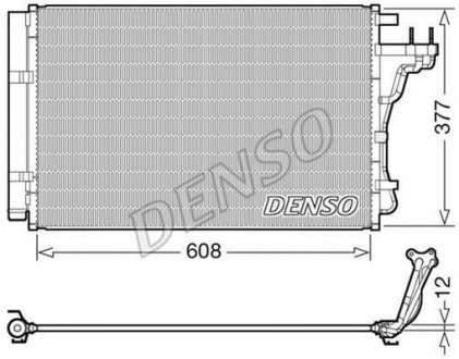 Skraplacz KIA SOUL II 14- DENSO DCN43004