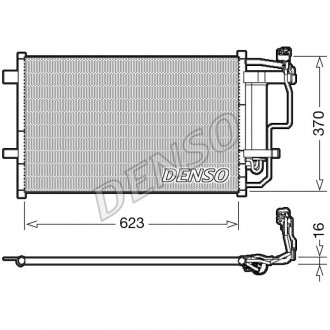 Радіатор кондиціонера DENSO DCN44007 (фото 1)