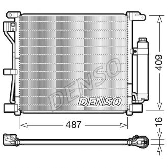 Радіатор кондиціонера DENSO DCN46019 (фото 1)