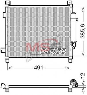 Радіатор кондиціонера DENSO DCN46031