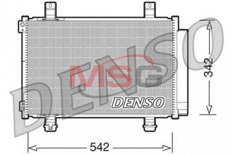 Радіатор кондиціонера DENSO DCN47005 (фото 1)