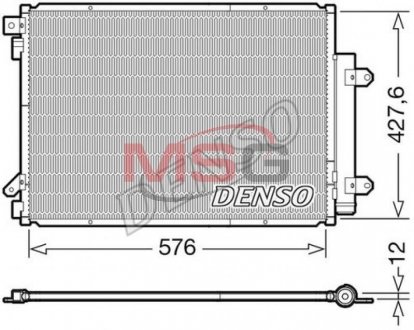 Радиатор кондиционера DENSO DCN47008