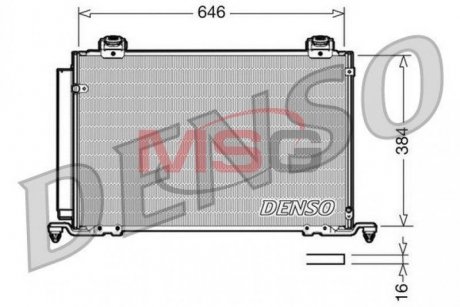 Радиатор кондиционера DENSO DCN50027