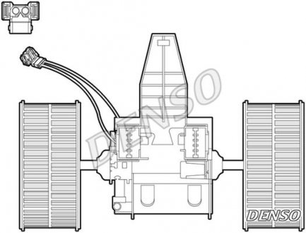 Dmuchawa BMW 5 E60/61... DENSO DEA05009 (фото 1)