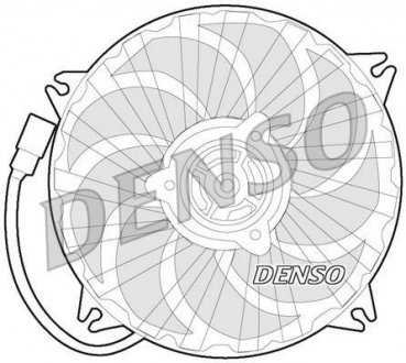 Вентилятор радіатора DENSO DER07007