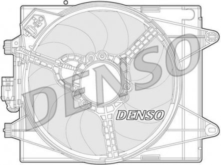 Вентилятор радіатора DENSO DER13005 (фото 1)