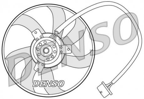 Вентилятор, охолодження двигуна DENSO DER32003