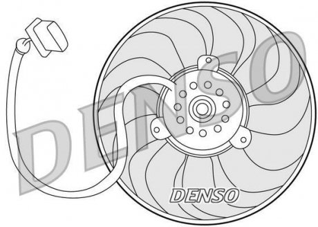 Вентилятор, охлаждение двигателя DENSO DER32004