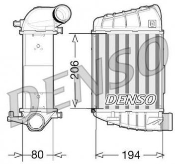 Інтеркулер DENSO DIT02028