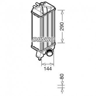 Інтеркулер DENSO DIT09116