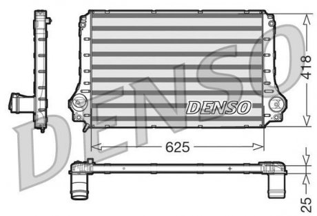 Інтеркулер DENSO DIT50003