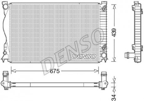 Теплообмінник DENSO DRM02028 (фото 1)