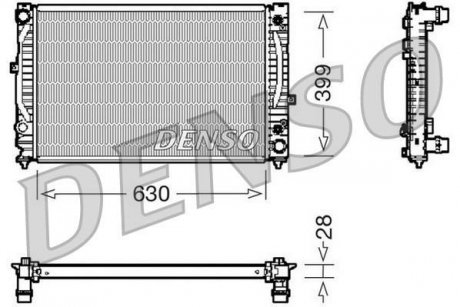 Радіатор DENSO DRM02031