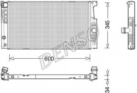 Радиатор DENSO DRM05005