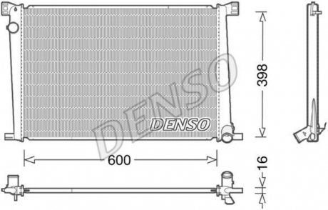 Теплообмінник DENSO DRM05007