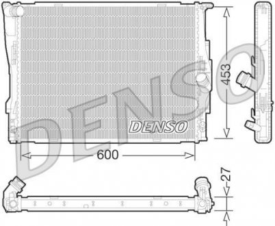 Радіатор, охолодження двигуна DENSO DRM05073