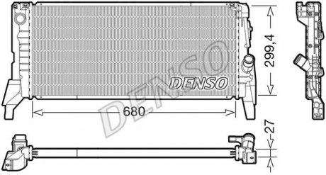 Радиатор основной DENSO DRM05119