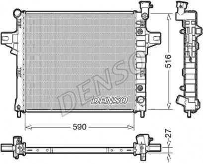 Теплообмінник DENSO DRM06031